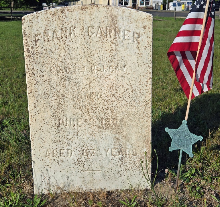 Frank Gardner: gravestone