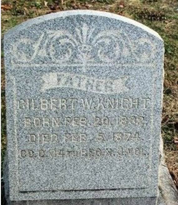 Gilbert Knight: gravestone