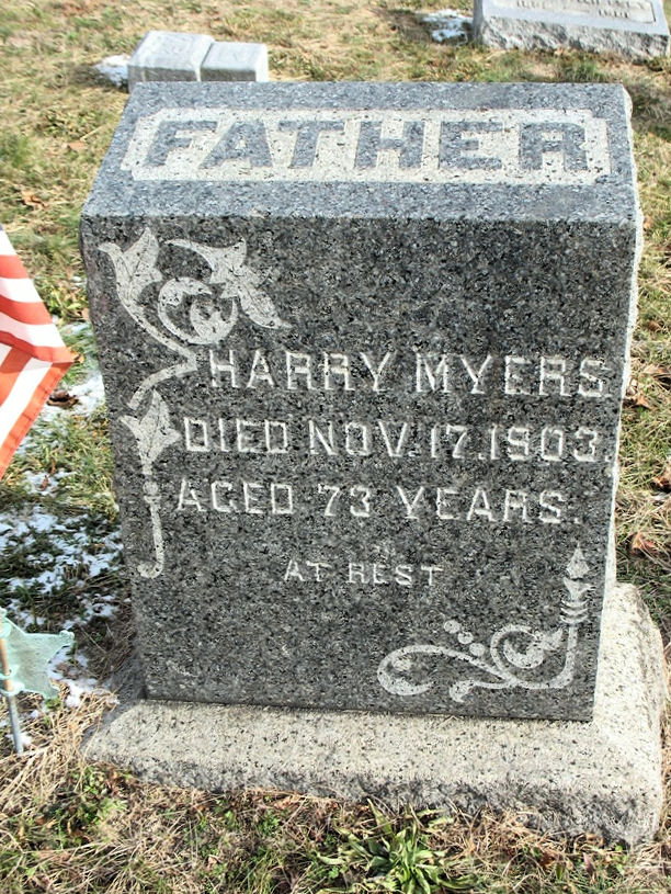 Harry Myers: gravestone